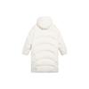 Li Ning Sports Lifestyle Series Solid Color Zipper Hooded Loose Long Duck Down Jacket Women Outerwear AYMS404-1