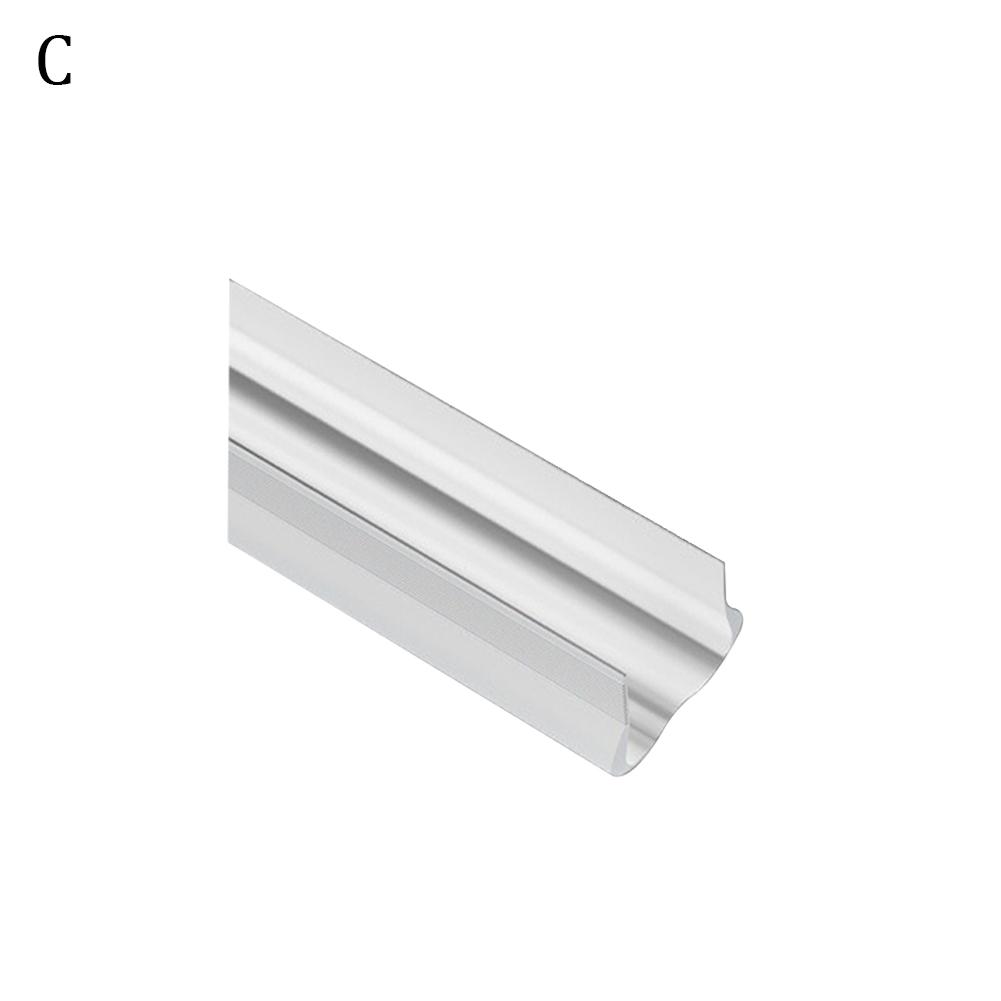 PVC Flexible Door Bottom Sealing Strip Under Door Draft Stopper Wind Noise Reduction Blocker  Weatherstrip With Adhesive Backing