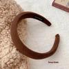 High Head Hairpin Sponge Headband Wide Brim Women's All-match Net Red Go Out Wash Face Hair Pressing Headband Headwear
