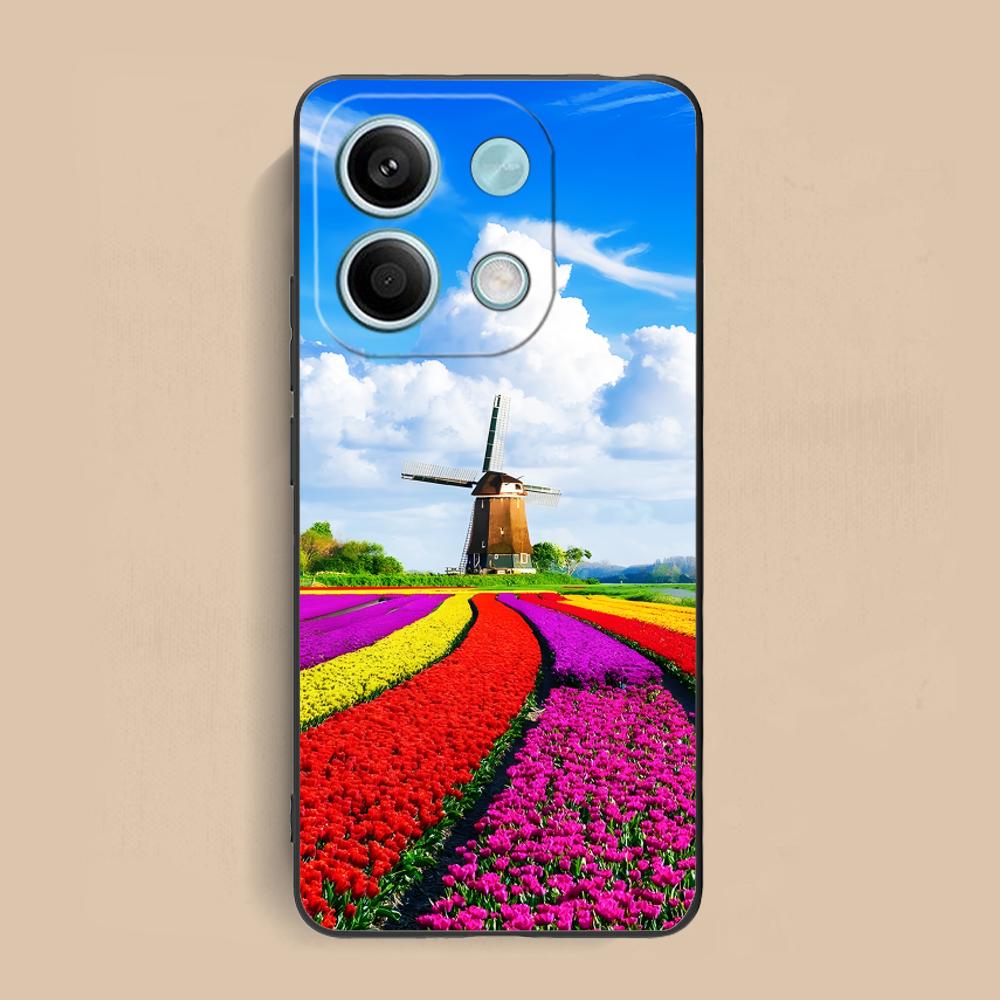 Netherland Dutch Flag Matte TPU Mobile Phone Case for Xiaomi Redmi Note 14 13 12 11 S Pro Plus 4G 5G Colorful Printing Cover