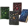 Geprägtes Retro Böses Drachenauge Notizbuch mit losen Blättern