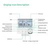 WIFI Smart Thermostat for Gas Boilers and Electric Floor Heating with Child Lock and Weekly Programmable Settings