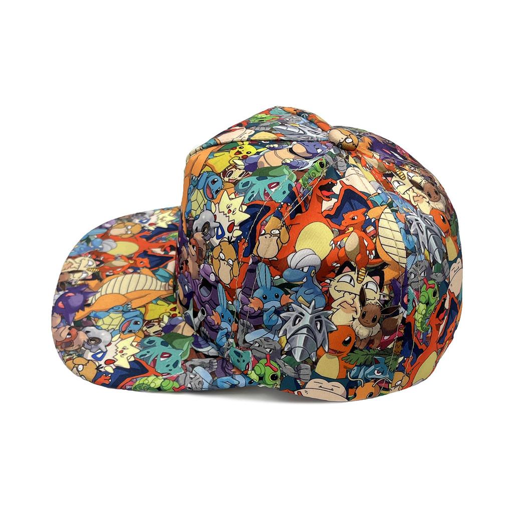 Pokemon Pattern Kids Baseball Hat With Sunproof Breathable Polyester Suitable For Children