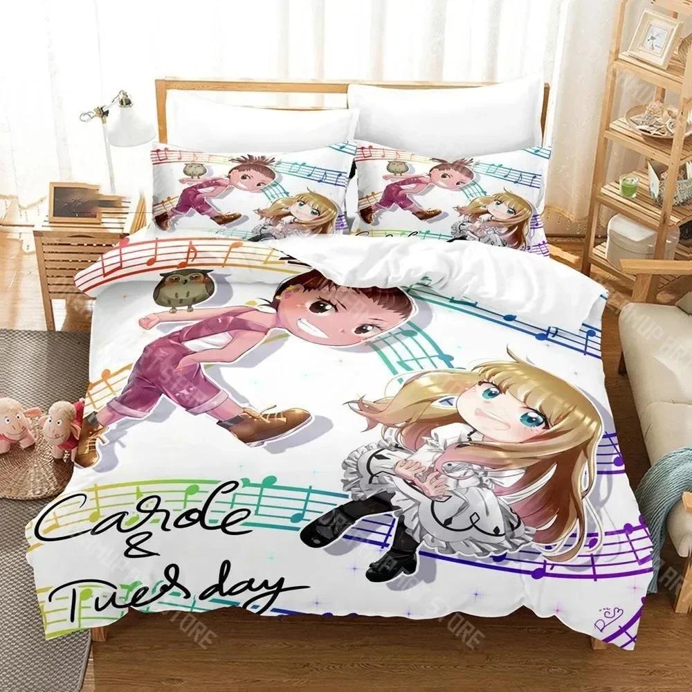 Set Biancheria da Letto 3D Carole & Tuesday Ragazzi Ragazze Twin Queen Size Copripiumino Federa Letto Bambini Adulti Moda Casa