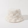 Autumn and Winter Waffle Solid Color Versatile Fisherman Hat Korean Style Outdoor Warm and Cold-Proof Fashionable Bucket Hat