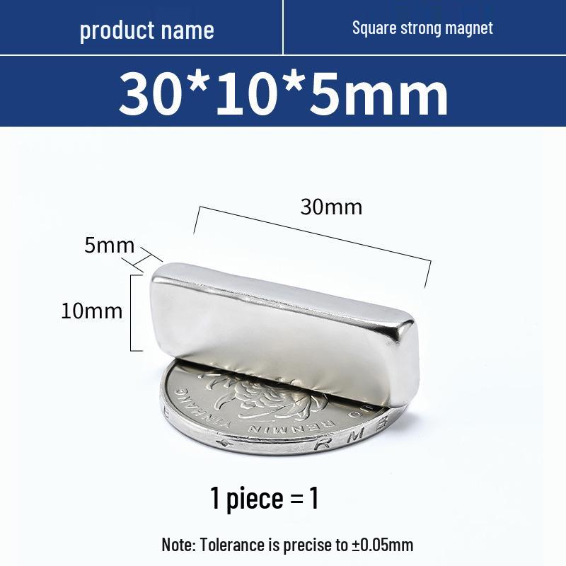 N52 Neodymium Iron Boron Square Magnet – Strong Rare Earth Permanent Magnet