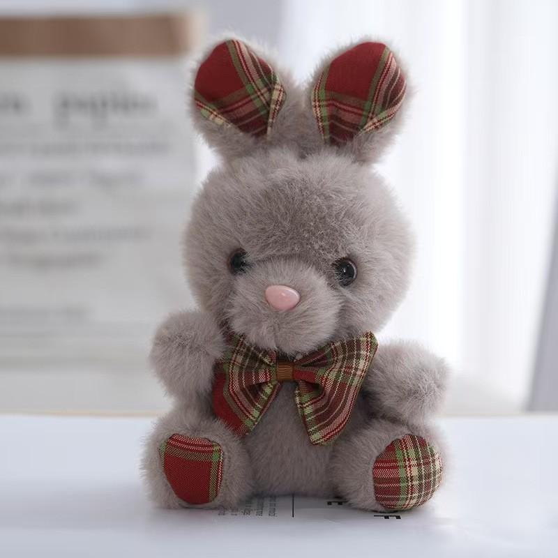 Plush Bunny Bear Keychain With Cotton Filling For Kids And Adults