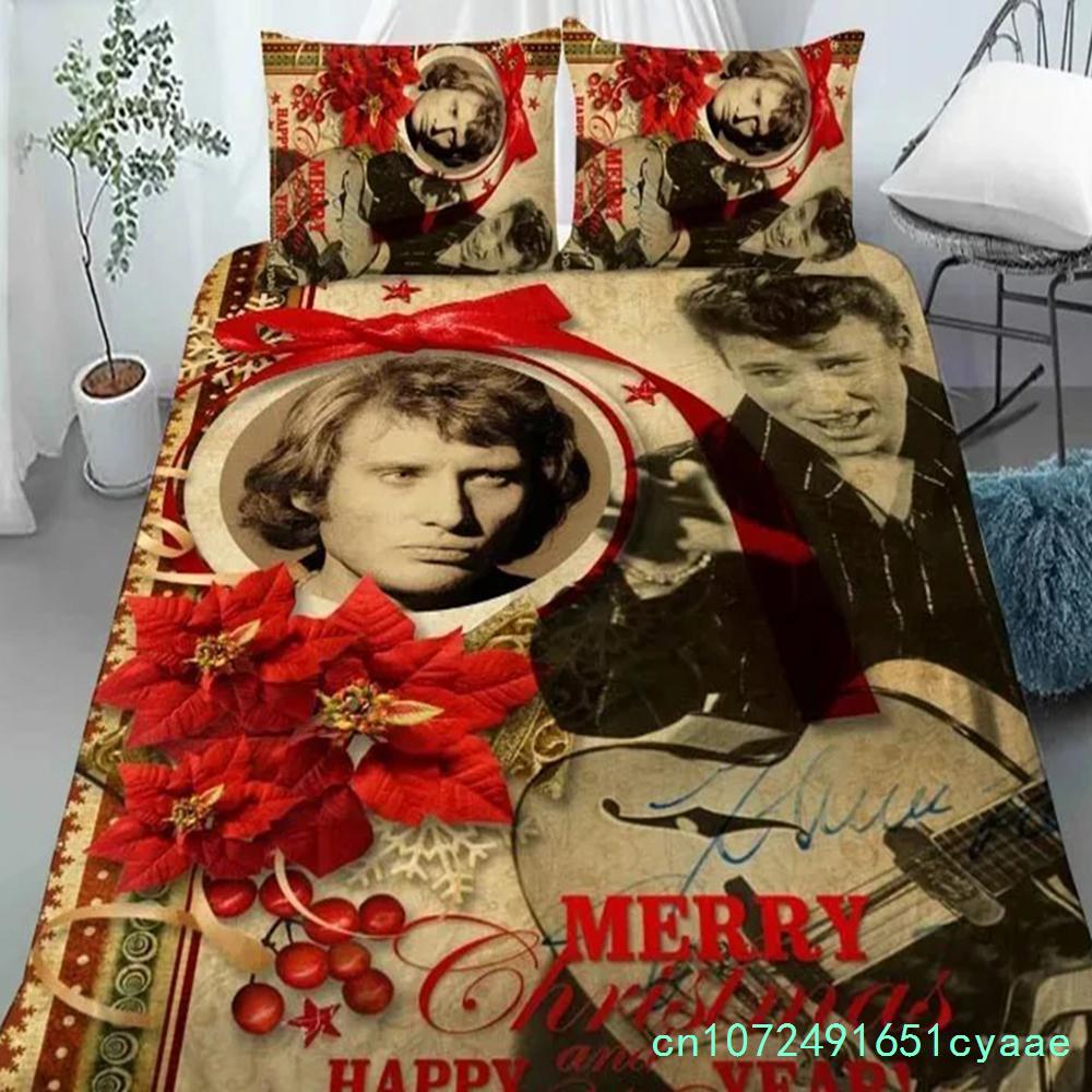 Johnny Hallyday Bedding Set For Bedroom Soft Modern Bedspreads Comefortable Kids Duvet Cover Quilt Cover And Pillowcase