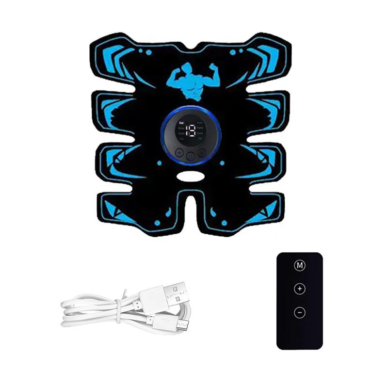 

Пульт дистанционного управления USB перезаряжаемый электрический массажер для живота беспроводной ЖК-дисплей фитнес-массажер для снятия усталости