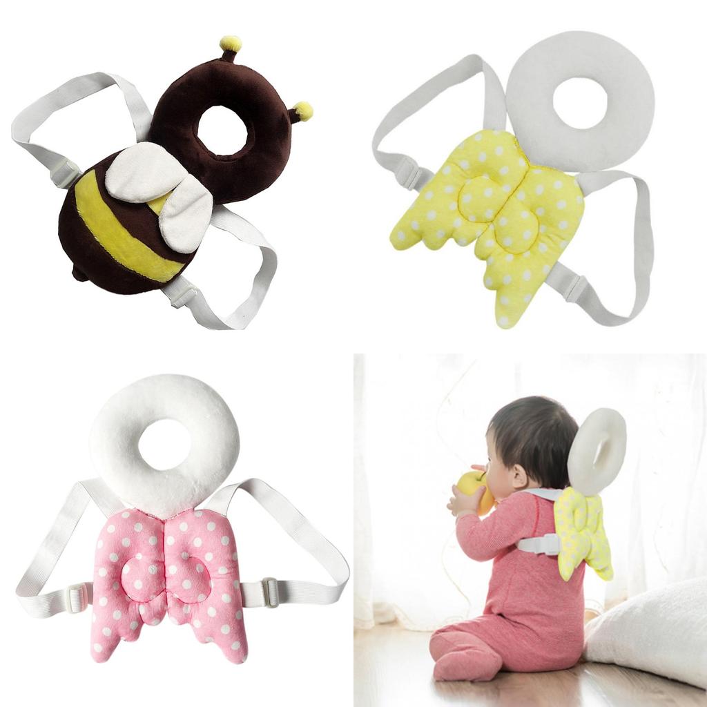 Plush Bee And Beetle Baby Guardian Pillow Soft Pp Cotton For Comfy Infant Sleep