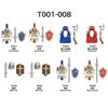 HOT Infantry Musketeer  Knights Modified Knights MOC Heavy Armored Knights Action Figures Building Blocks Toys Assembly Kids Toy