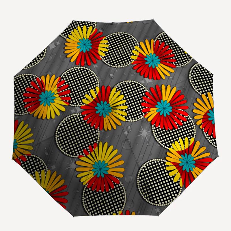 1pc Floral Pattern Open/Close Folding Umbrella, All- Portable Umbrella for & Men, Stylish Accessory (Holiday Gift) 8-Rib Yy251213143