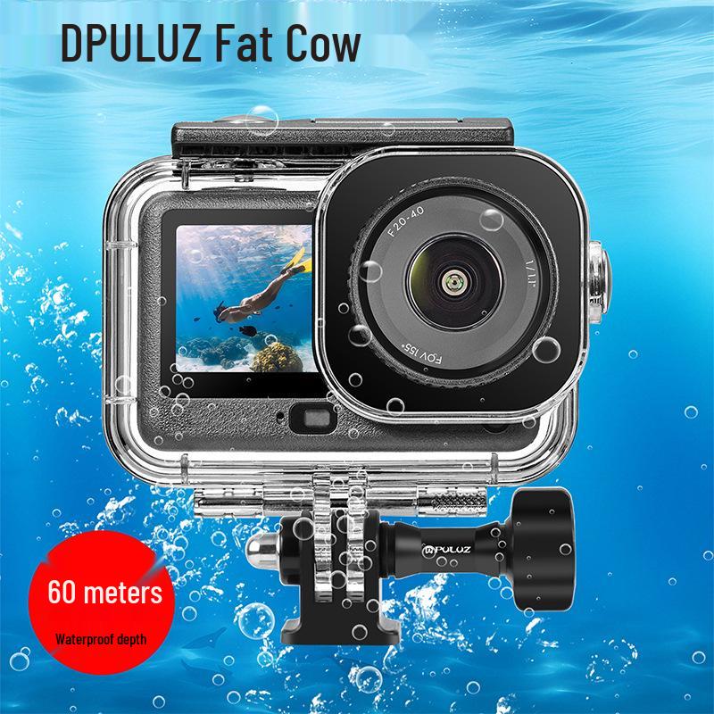 

Fat Cow Waterproof Diving Case for DJI Osmo Action 6 Sports Camera (60m Depth) прозрачный