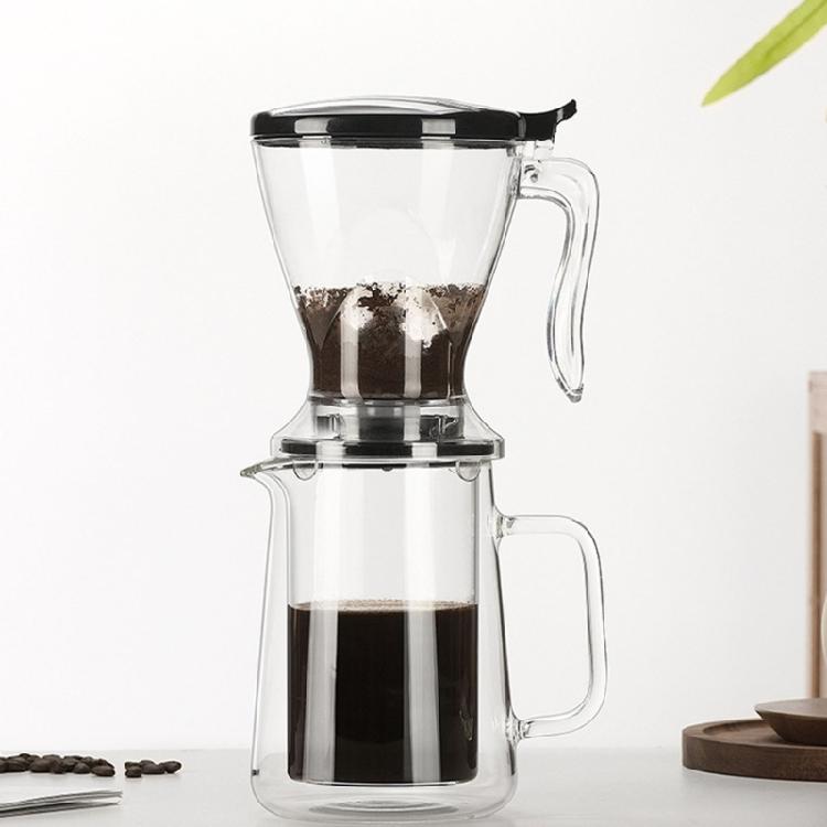Large Capacity 650ML Glass Coffee Filter System Drips Filter Cup & Sharing Pot Perfect For Entertaining Guests At Homes