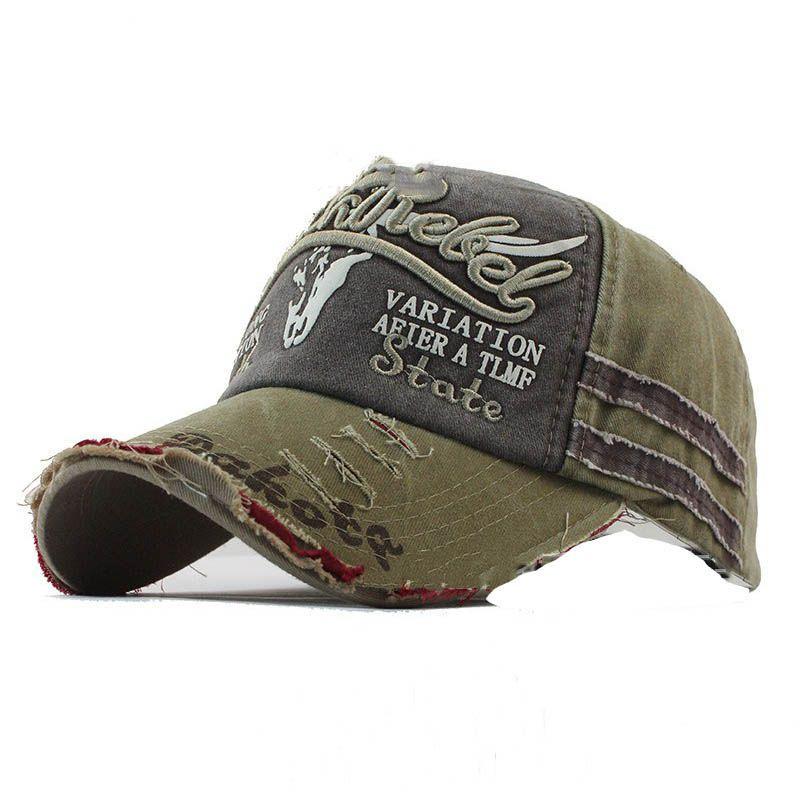 Unisex Vintage Baseball Cap Men Women Adjustable Denim Distressed Trucker Hat