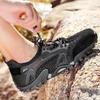 Non-slip wading men's summer breathable mesh creek walking shoes outdoor hiking shoes one-pedal sports shoes