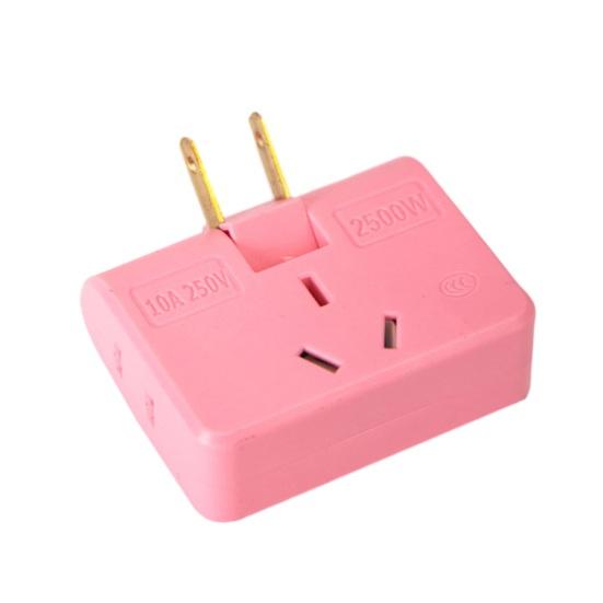 Wall Outlet Extender 2500W Multifunction 3-in-1 180° Rotatable Travel Multiple Plug Expander Splitter