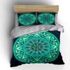 Mandala Art 3-Piece Set Decor Soft Comfortable Duvet Cover Bedding Set Included 1*Duvet Cover & 2*Pillowcases, Gift