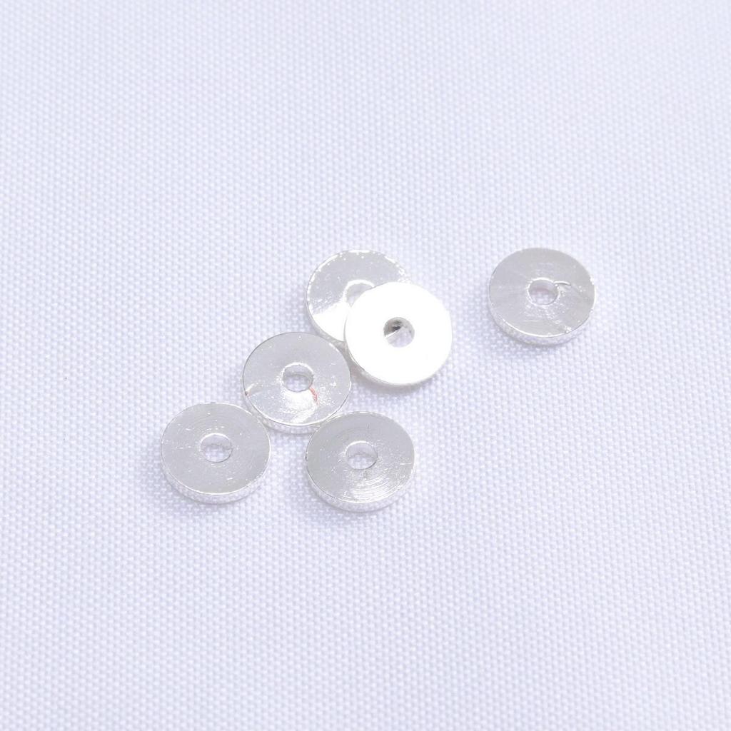 18K Gold Filled 1mm Abstandshalterperlen für DIY Armbänder & Halsketten