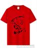 Summer Round Neck 3D Fish Print Top Fashionable Casual Short Sleeved Men's T-shirts