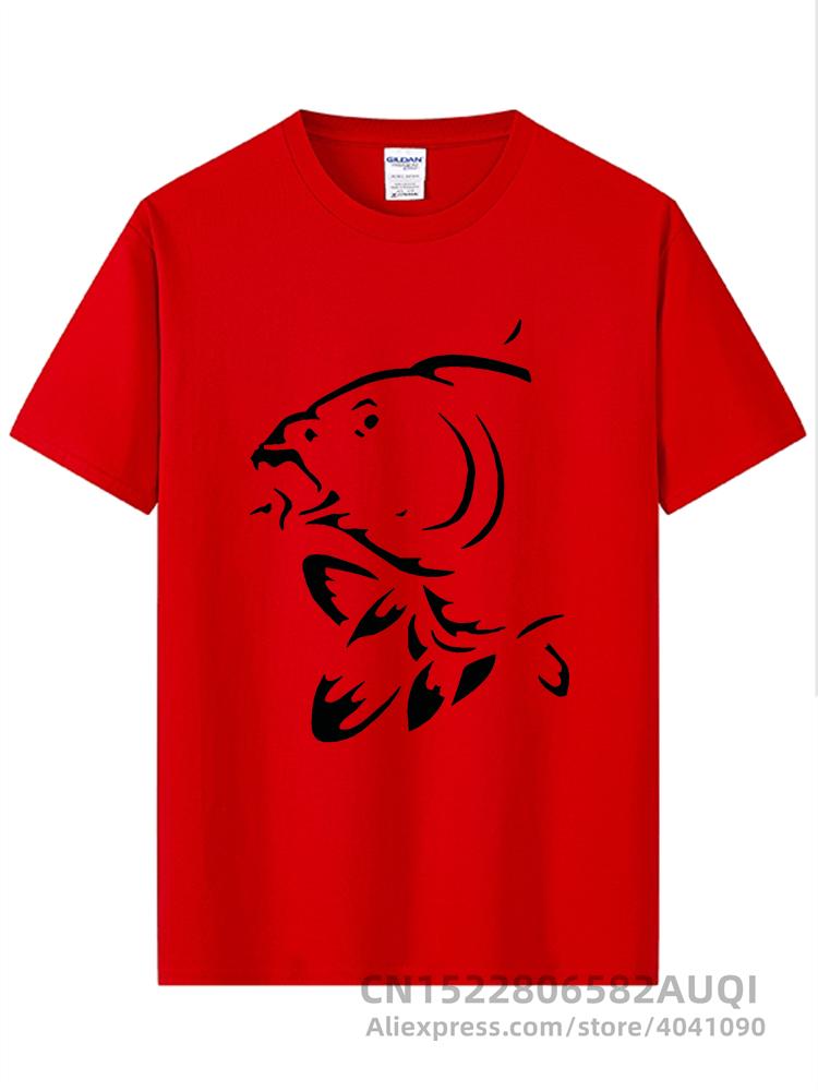 Summer Round Neck 3D Fish Print Top Fashionable Casual Short Sleeved Men's T-shirts