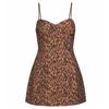 Bardot Womens/Ladies Marcello Hourglass Leopard Print Fitted Mini Dress