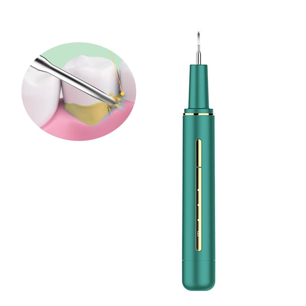 Electric Teeth Cleaner Dental Calculus Remover Electric Teeth Cleaning Kit with LED Light 3 Adjustable Modes for Teeth