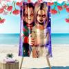 Chucky & Chica theme 2D Flat Print Beach Towel, Large Soft Quick Dry Towel for Beach Camping SwimmingXSTJ0915044