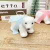 2Pcs 3D White Bear Ornaments Cute Simulated Polar Bear Funny Christmas Bear Pendant  Outdoor