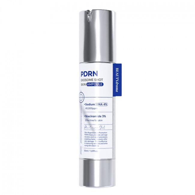 BEAUTYdrama PDRN Экзосомальный Шот Ампула 50 мл / Осветление, Сияние, Увлажнение, Корейская Косметика, Kbeauty