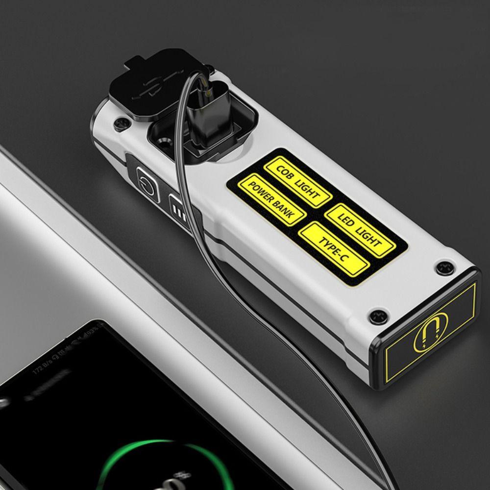 Super Bright Outdoor Camping Light Power Bank Night Light Hand Lamp LED Flashlight Fishing