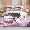 Japanese Anime Moe Double Bed Duvet Cover Bed European Bedding Sets Home Textiles Luxury Pillow Cases Bedroom Bedding Sets