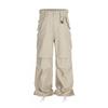 American Vintage Deconstructed Cargo Pants Loose Wide Leg Trousers Men Women