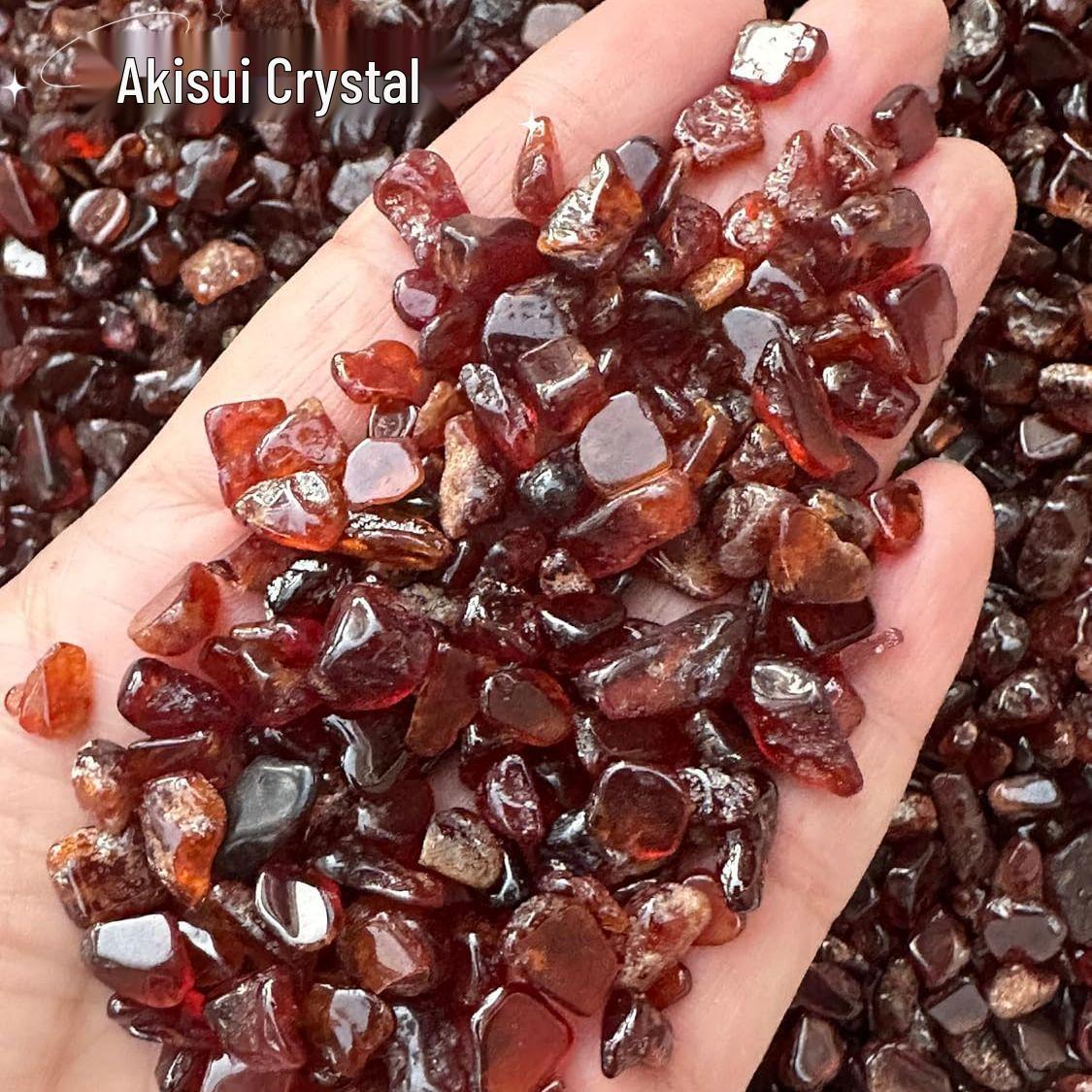 

Помаранчевий Гранат Дрібний Камінь: Прикраса та Очищення для Акваріумів та Квіткових Горщиків 9-12mm Garnet