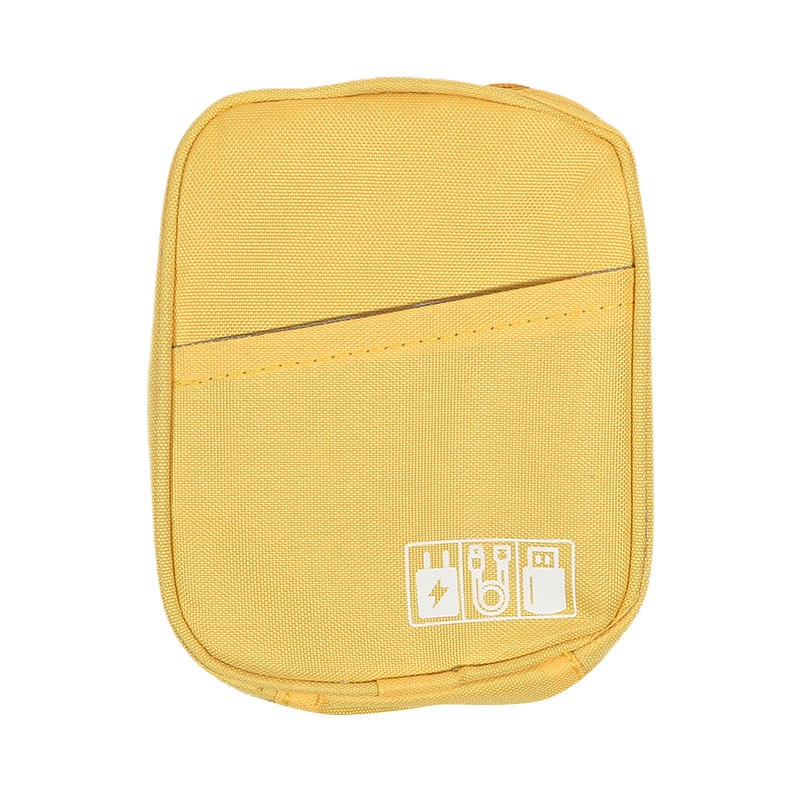 Travel Digital Accessories Storage Pouch Compact Data Cable Carrying Case Organizer Zipper Pouch for Earphone Power Bank
