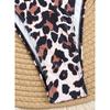 Sexig Leopard Micro Bikini Dam Badkläder Kvinna Badkläder Mini Trosa Tvådelat Bikiniset Strandkläder Badkläder