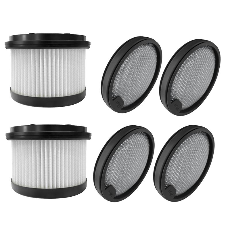 2 Filter And 4 Filter Cotton For Dreame Z10 Station / U10 / U20 / P10 / P10 Pro Filter Cleaner Parts Replacement