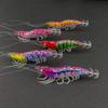 New 5Pcs Egi Set Squid Bait Wooden Shrimp Lure Jukkumi Egi Watermelon Laser Rattle Flying Squid Jig Horizontal Egi