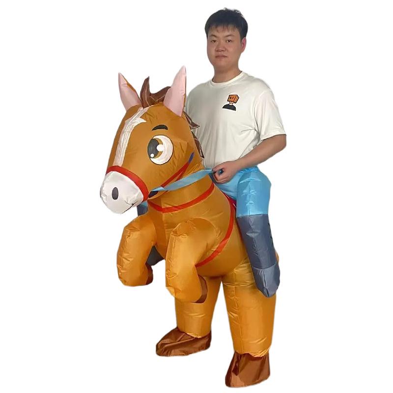 Adult Inflatable Horse Costume for Cosplay, Role Play, and Party Parades