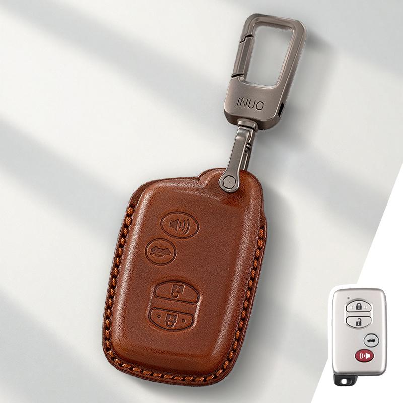 Genuine Leather Protector for Old Toyota Highlander Land Cruiser Lexus Key Case Cover Fob