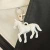 Mini Horse Pendant Keychain Creative Zodiac Horse Keychain Car Key Chain  Lover Friend
