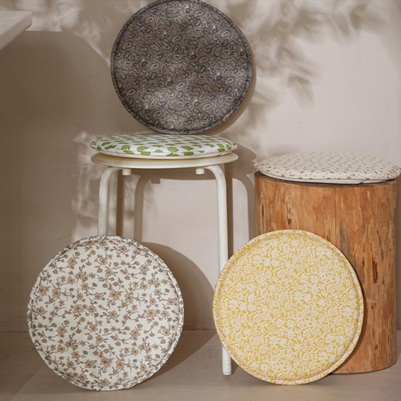 Soft 13Inch Round Seat Cushion Pad for Kitchen Dining Chairs with High Density Foam Filling