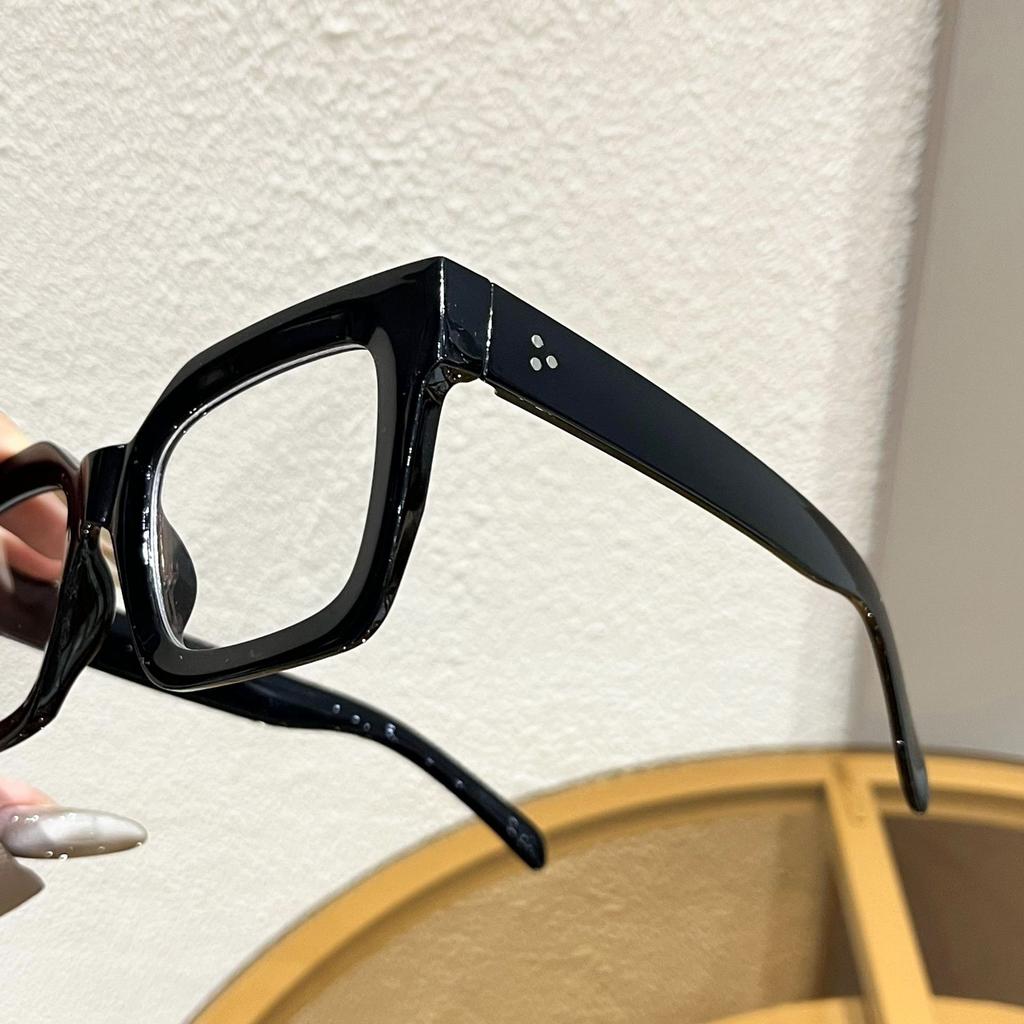 Vintage Black Computer Glasses Frame Women Men Anti Blue Light Square Eyewear Blocking Glasses Optical Spectacle New Eyeglass