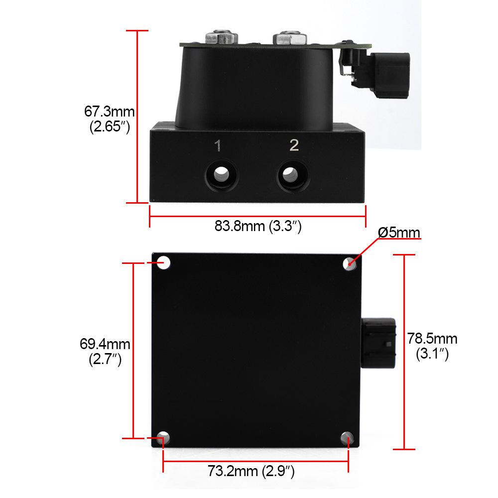 12V Solenoid Valve Air Suspension Manifold Valve w/ Remote Control Kit 0-200PSI