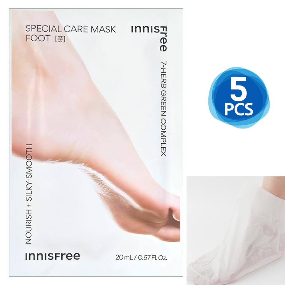 5шт_[INNISFREE] Маска для специального ухода – НОГ/РУКИ [5pcs] FOOT Mask