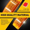 2X Amber LED Car Truck Trailer RV 6" Side Marker Trail Light Clearance Amber Len
