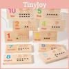 Educational Wooden Kids Counting And Math Game With Number Sticks Learning For