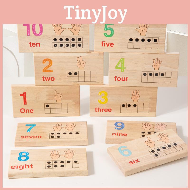Educational Wooden Kids Counting And Math Game With Number Sticks Learning For