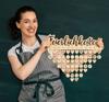 Inkdotpot Perpetual Wall Calendar Wooden, Dates To Remember Wall Birthday Calendar- Decorative Birthday Tracker Plaque