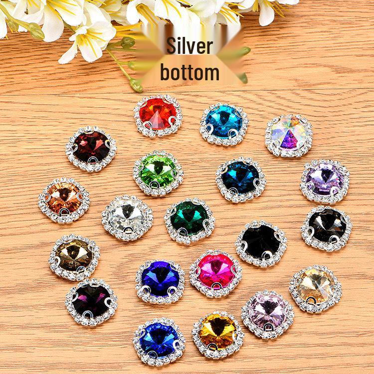Hand-Sewn Crystal Claw Rhinestones for DIY Jewelry & Clothes Accessories